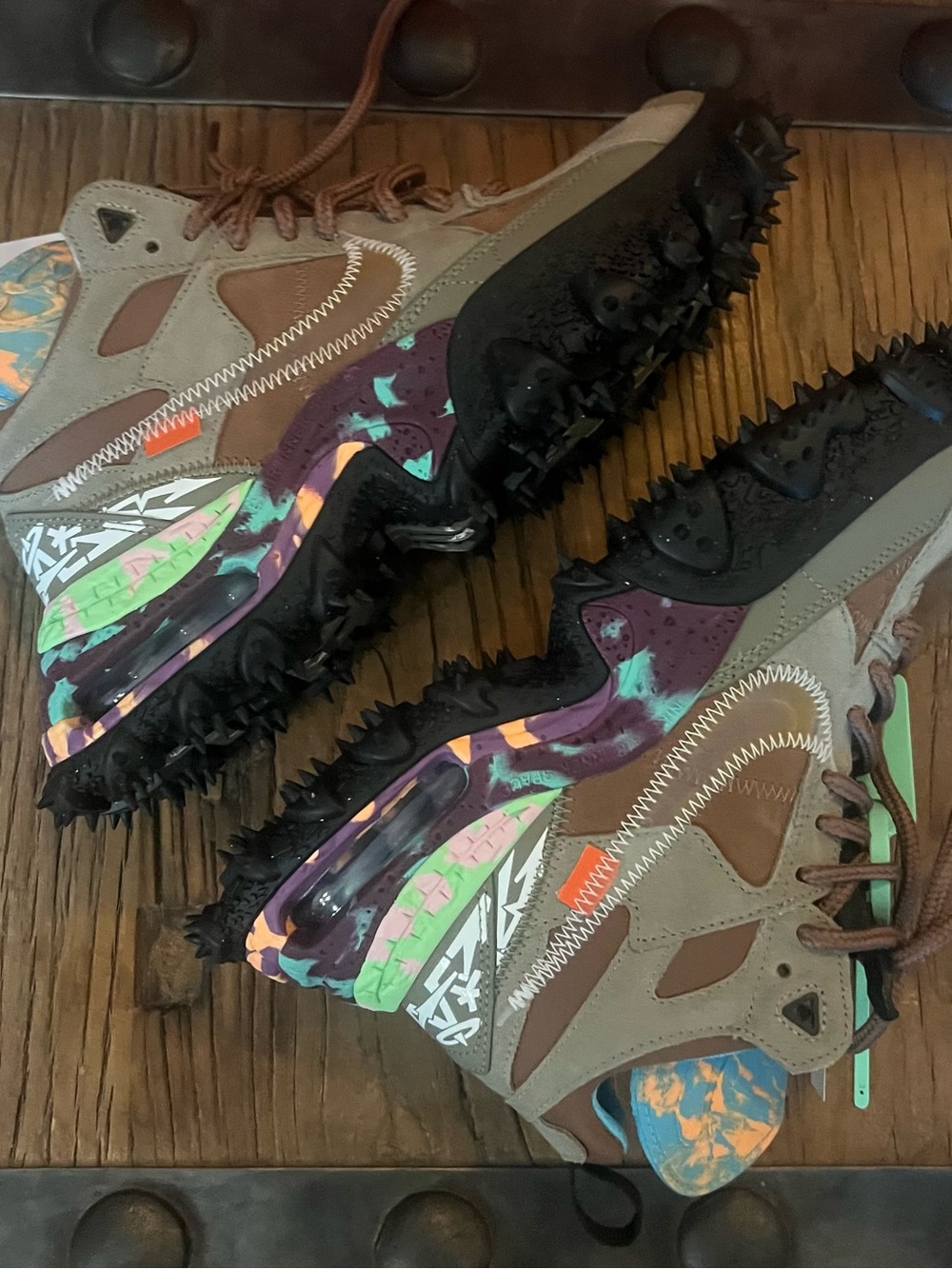 Nike x Off-White Air Terra Forma "Archaeo Brown" sneakers - Picture 3 of 6